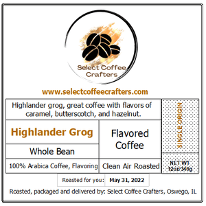 Highlander Grog - Select Coffee Crafters LLC