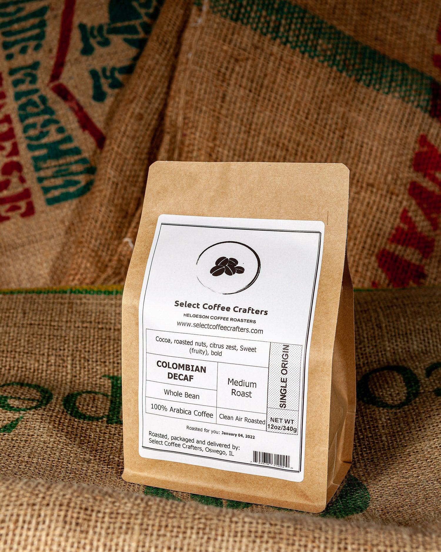 Colombian Supremo Single Origin DECAF - Select Coffee Crafters LLC